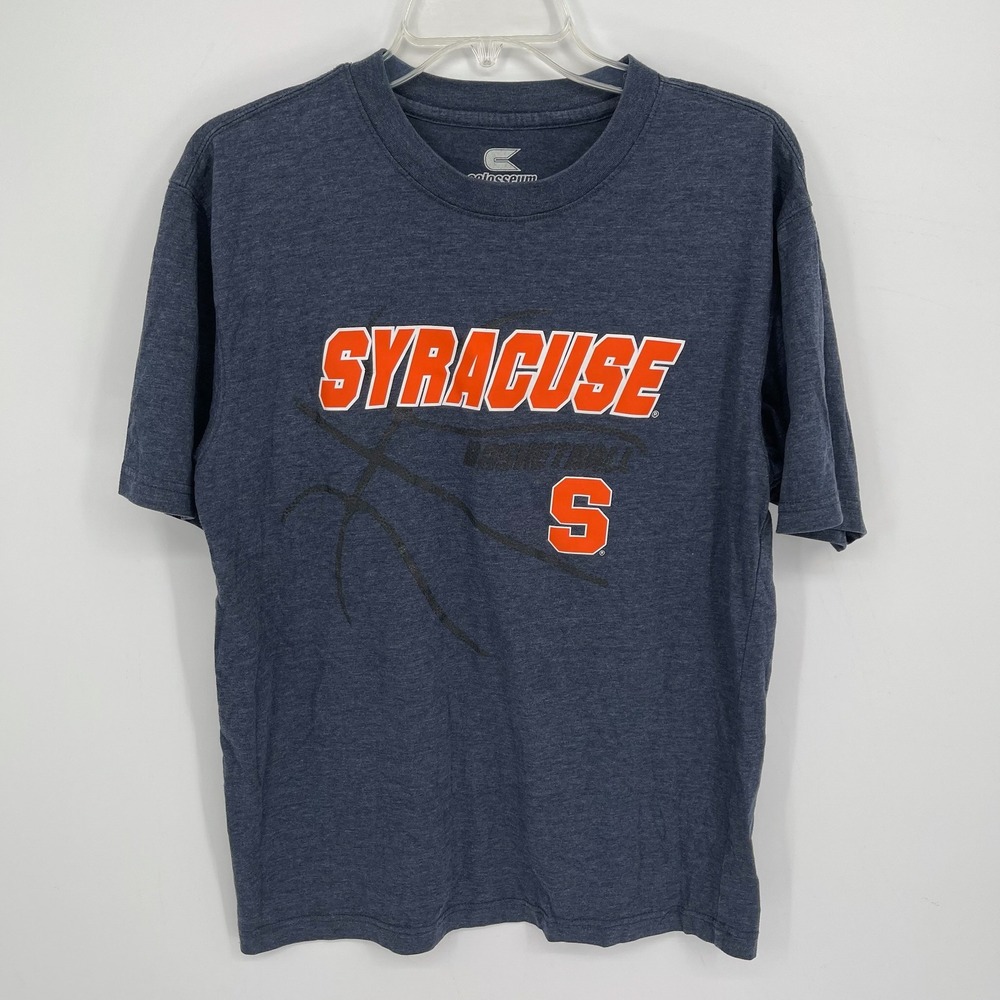 Colosseum Men's Blue Syracuse Basketball Graphic Short Sleeve T-Shirt Size M